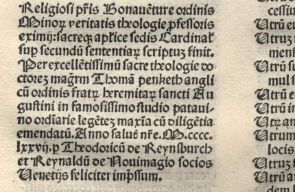 Commentarius in secundum librum Sententiarum Petri Lombardi